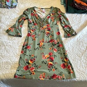 Summer floral dress